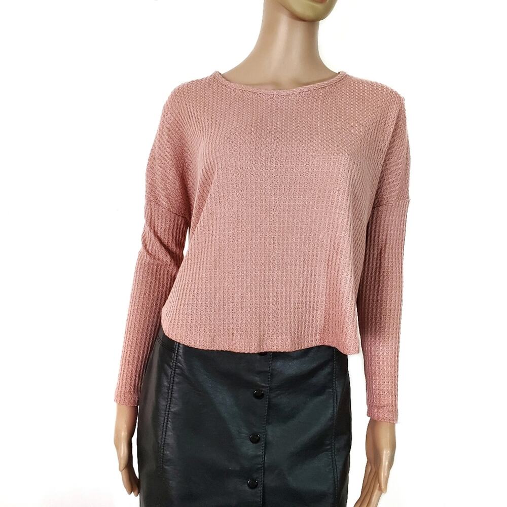Paper Crane | Soft Waffle Knit Crop Top